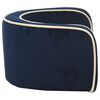 vidaXL Sof&aacute; p/ c&atilde;es dobr&aacute;vel 73x67x26 cm almofad&atilde;o de pel&uacute;cia azul
