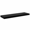 vidaXL Prateleiras de parede suspensas 2 pcs 80x23,5x3,8cm MDF preto