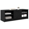 vidaXL Gabinete para TV Carvalho Preto 102 x 35 x 36,5 cm