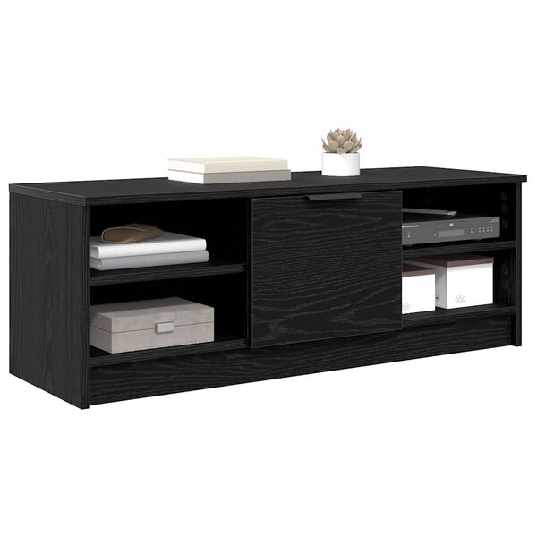vidaXL Gabinete para TV Carvalho Preto 102 x 35 x 36,5 cm