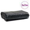 vidaXL Lona 5x7 m 650 g/m² antracite