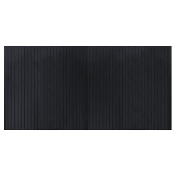 vidaXL Tapete retangular 100x200 cm bambu preto