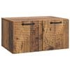 vidaXL Gabinete de TV de Parede Madeira antiga 59,5 x 41 x 30 cm