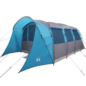 vidaXL Barraca Familiar com telhado Azul e Cinza 576 x 325 x 213 cm