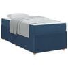 vidaXL Estrutura da Cama Azul 90 x 200 cm tecido