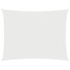 vidaXL Para-sol estilo vela tecido oxford retangular 2x3,5 m branco