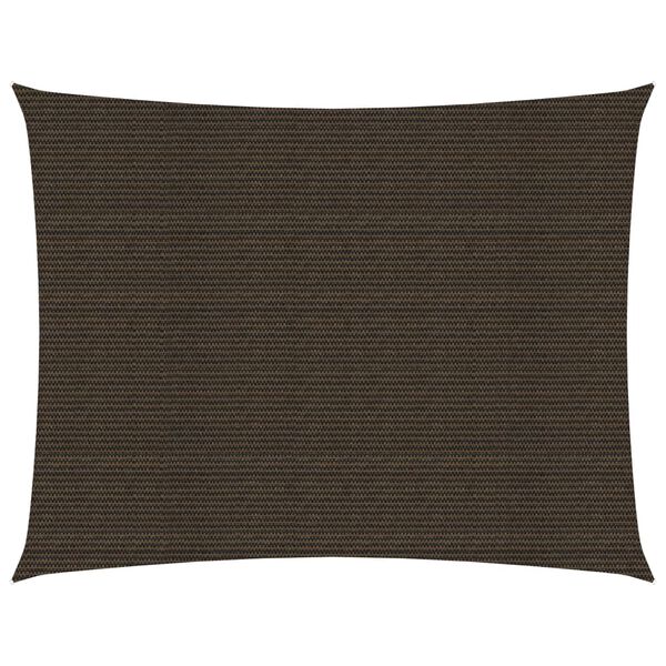 vidaXL Para-sol estilo vela 160 g/m&sup2; 3x4 m PEAD preto