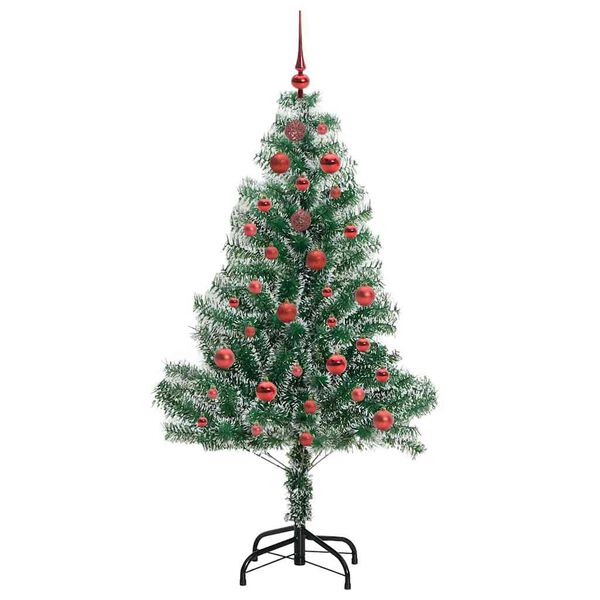 vidaXL &Aacute;rvore de Natal Artificial Coberta de Neve com Luzes de LED