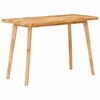 vidaXL Mesa de Jantar Natural 100 x 55 x 75 cm Madeira de manga maci&ccedil;a