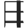 vidaXL Estante Carvalho Preto 52 x 25 x 71,5 cm Madeira processada