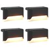 vidaXL Luzes Solares para Exterior com Pino de Aterragem 4 unid.