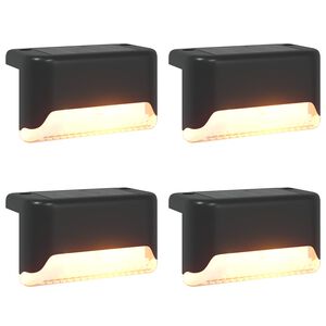 vidaXL Luzes Solares para Exterior com Pino de Aterragem 4 pcs 4,5 cm