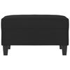 vidaXL Apoio de p&eacute;s 70x55x41 cm tecido de microfibra preto