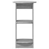 vidaXL Arm&aacute;rio lateral Sonoma cinza 40 x 40 x 75 cm