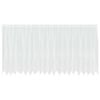 vidaXL Cortina de Renda com cortinas Branco 160 x 500 cm Poli&eacute;ster
