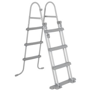 Bestway Escada para piscina Flowclear com 4 degraus 107 cm