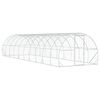 vidaXL Galinheiro Prateado 1000 x 300 x 200 cm A&ccedil;o Galvanizado