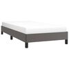 vidaXL Estrutura de cama 90x200 cm couro artificial cinzento