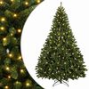 vidaXL &Aacute;rvore de Natal Articulada Artificial 270 cm 600 LED