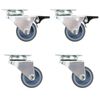 vidaXL Rodas girat&oacute;rias duplas 4 pcs 50 mm