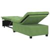vidaXL Sofá-Cama Verde claro 67 x 194 x 38 cm Veludo