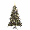 vidaXL &Aacute;rvore de Natal Artificial Verde 150 cm PVC, Pl&aacute;stico e A&ccedil;o