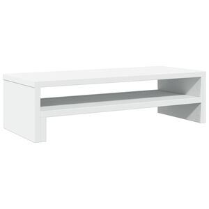 vidaXL Suporte para monitor 54x22x15 cm derivados de madeira branco