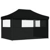 vidaXL Tenda de Festa Preto 292 x 440 x 315 cm Tecido Oxford