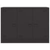 vidaXL Aparador 99x39x73 cm aço preto