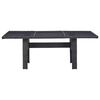 vidaXL 9 pcs conjunto de jantar para jardim vime PE preto