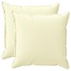 vidaXL Capa almofada 2 unid. HOUTEN Creme 60 x 60 cm Poli&eacute;ster