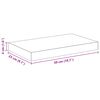 vidaXL Prateleiras de parede 2 pcs 50x23x3,8 cm MDF carvalho e branco