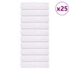 vidaXL Toalhas de banho FROGN 25 pcs 70x140 cm 360 g/m&sup2; branco