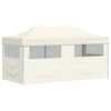 vidaXL Tenda de Festa Creme 291 x 580 x 315 cm Tecido Oxford