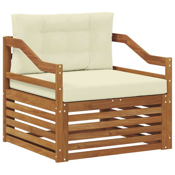 vidaXL Conjunto de Sof&aacute;s para Exterior Madeira S&oacute;lida de Ac&aacute;cia