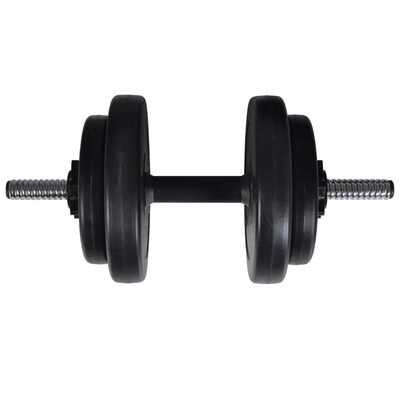 vidaXL Suporte barra musculação c/ conjunto pesos e barras 60,5 kg