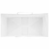 vidaXL Sacos de papel 250 unid com al&ccedil;as branco 32x17x44 cm