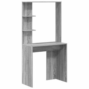 vidaXL Mesa Cinza Sonoma Derivados de Madeira 78,5 x 37 x 154,5 cm