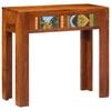 vidaXL Mesa de consola 80x35x75 cm Madeira maciça Acácia