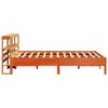 VidaXL Cama sem colch&atilde;o 140x190 cm pinho maci&ccedil;o castanho-mel