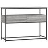 vidaXL Mesa consola 100x40x75 cm derivados de madeira cinzento sonoma