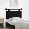 vidaXL Cabeceira Suspensa Preto 90 x 55 x 5 cm Veludo