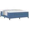vidaXL Cama Box Azul 180 x 200 cm Tecido de Veludo Cotele