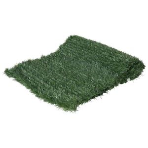 vidaXL Veda&ccedil;&atilde;o de relva artificial 1x5 m verde