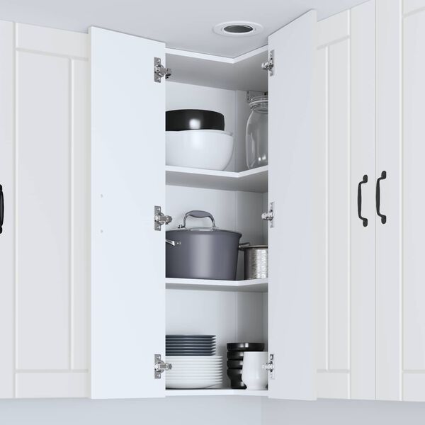 vidaXL Arm&aacute;rio de Cozinha Lucca Branco 57 x 57 x 100 cm