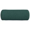 vidaXL Almofadas de Apoio 2 pcs Verde Escuro Ø 15 x 40 cm tecido