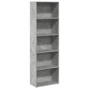 vidaXL Estante 60x30x189 cm derivados de madeira cinzento cimento