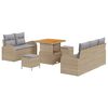 vidaXL Conjunto de Sof&aacute; de Jardim 8 unid. 7-N&uacute;mero de lugares