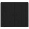 vidaXL Buffet Carvalho Preto 240 x 33 x 70 cm Madeira processada