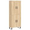 vidaXL Arm&aacute;rio alto 69,5x34x180 cm derivados de madeira cor sonoma